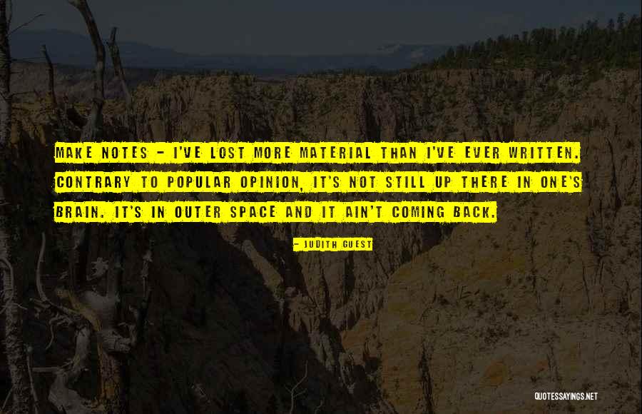 Contrary Opinion Quotes By Judith Guest Contrary Opinion Quotes By Judith Guest