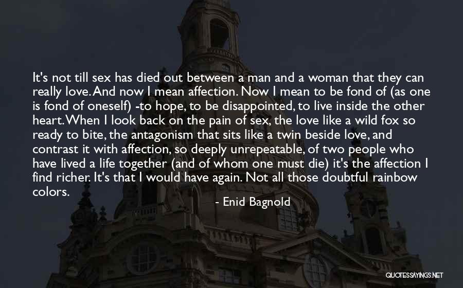 Contrast Between Two Quotes By Enid Bagnold Contrast Between Two Quotes By Enid Bagnold