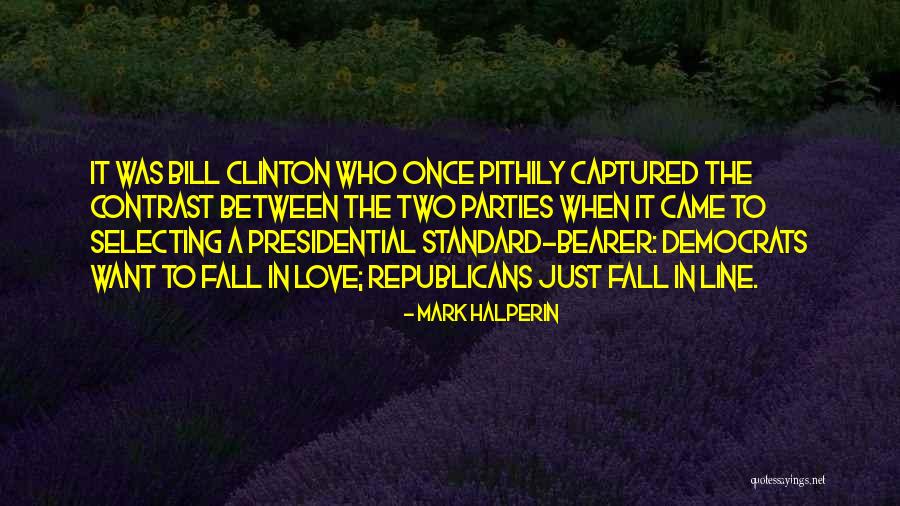 Contrast Between Two Quotes By Mark Halperin Contrast Between Two Quotes By Mark Halperin