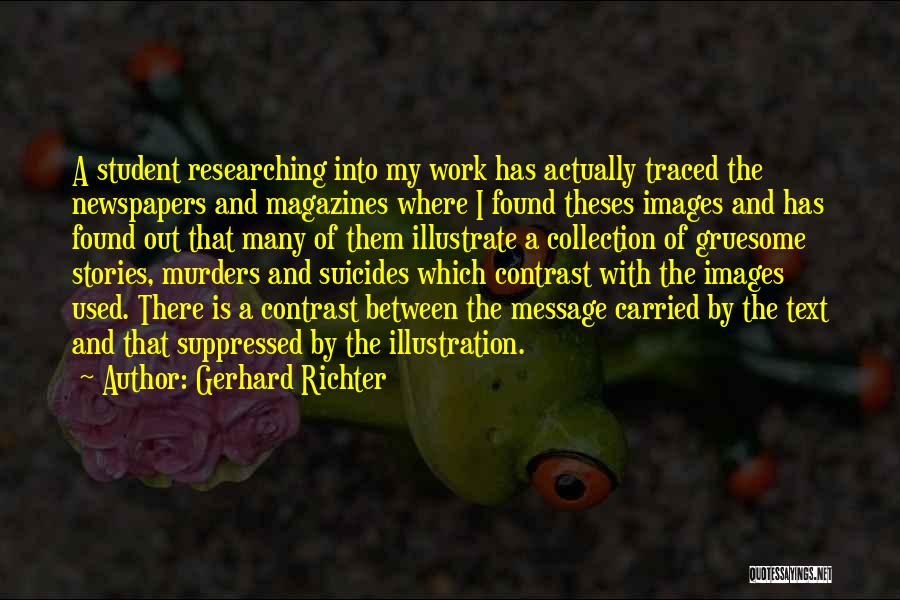 Contrast In Art Quotes By Gerhard Richter
