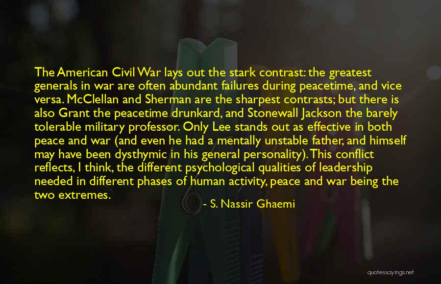Contrast Quotes By S. Nassir Ghaemi Contrast Quotes By S. Nassir Ghaemi