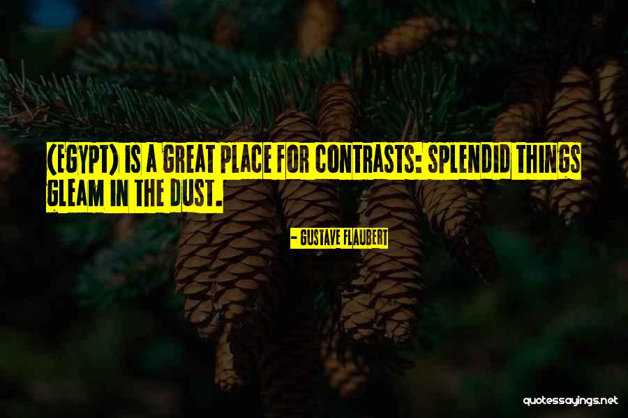 Contrasts Quotes By Gustave Flaubert