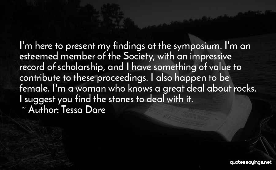 Contribute Society Quotes By Tessa Dare