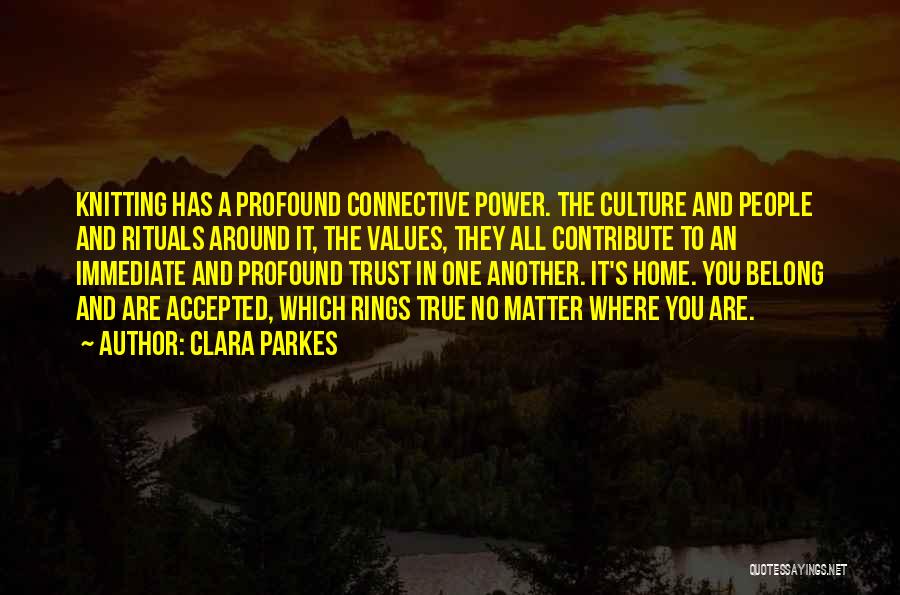 Contribute To Community Quotes By Clara Parkes