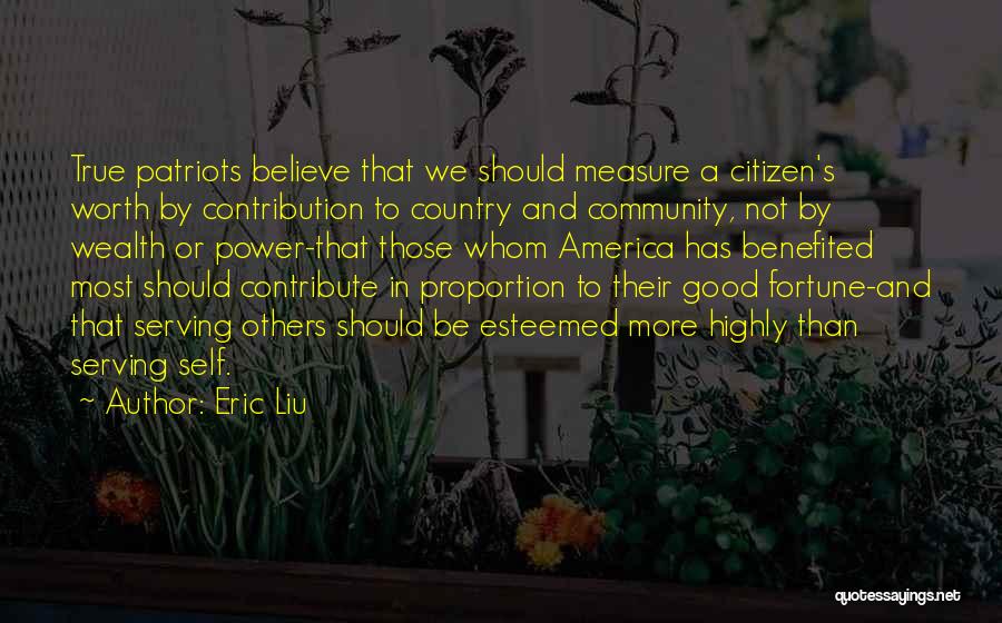 Contribute To Community Quotes By Eric Liu