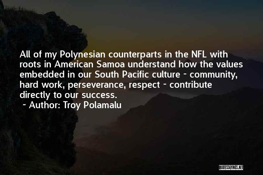 Contribute To Community Quotes By Troy Polamalu