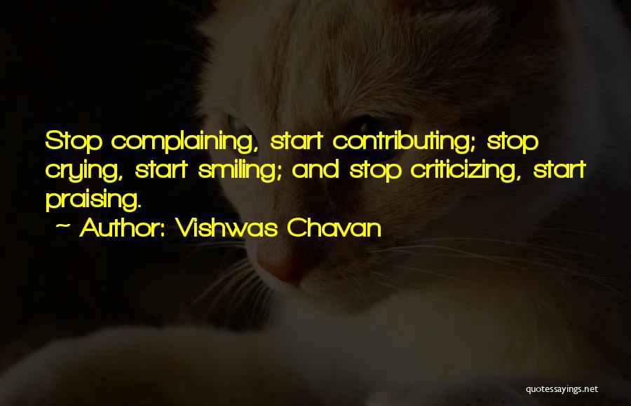 Contributing To Success Quotes By Vishwas Chavan