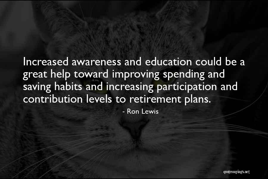 Contribution Education Quotes By Ron Lewis Contribution Education Quotes By Ron Lewis