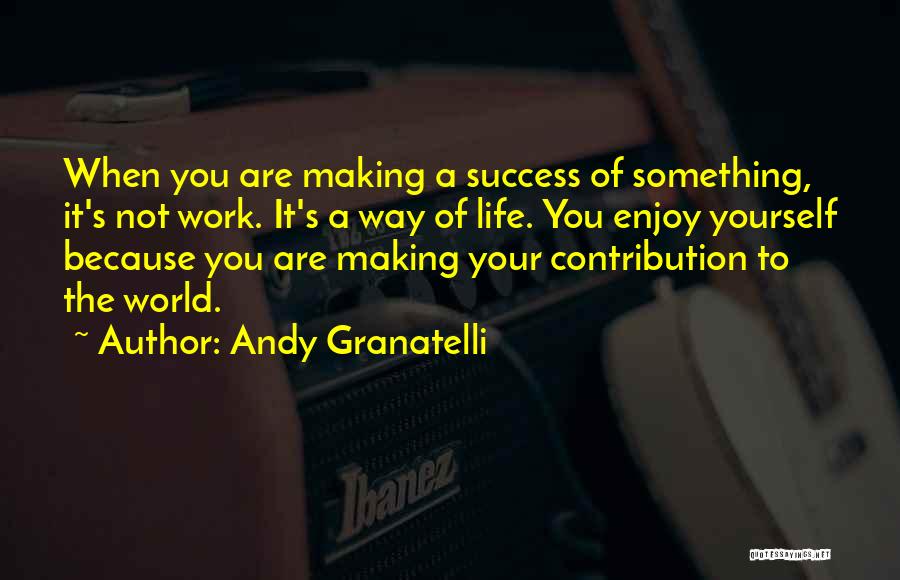 Contribution Quotes By Andy Granatelli