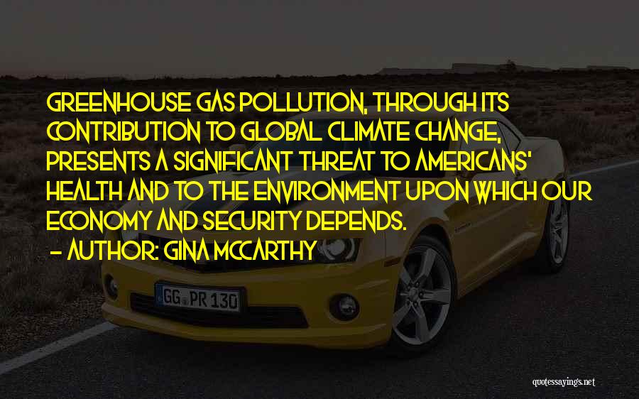 Contribution Quotes By Gina McCarthy