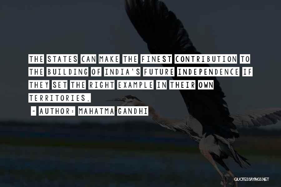 Contribution Quotes By Mahatma Gandhi