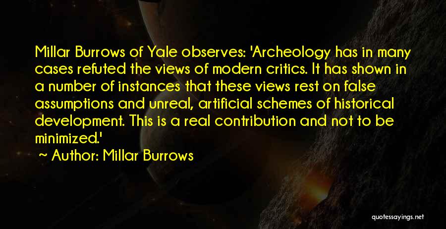 Contribution Quotes By Millar Burrows