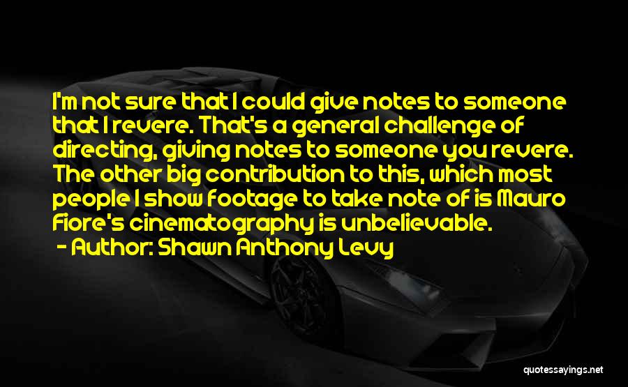 Contribution Quotes By Shawn Anthony Levy