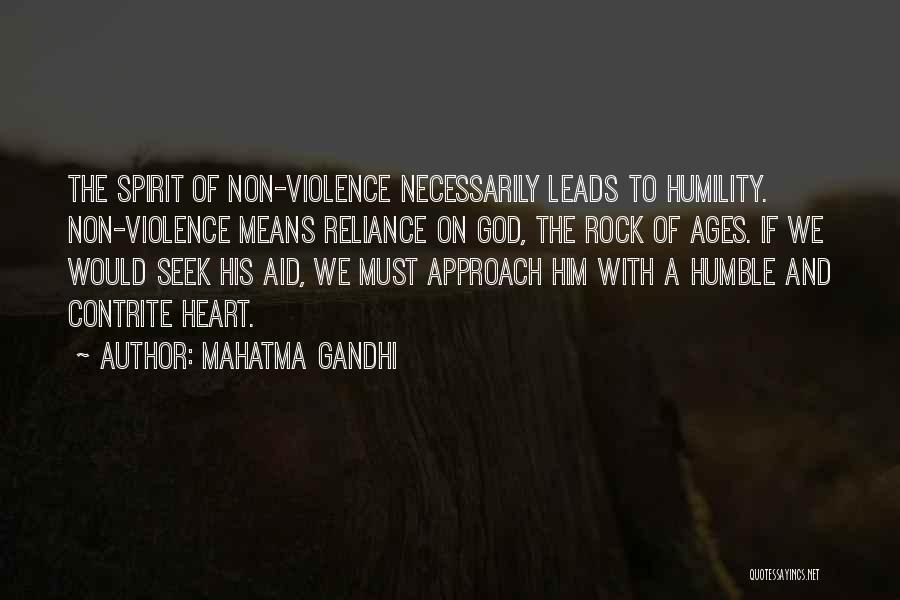 Contrite Heart Quotes By Mahatma Gandhi