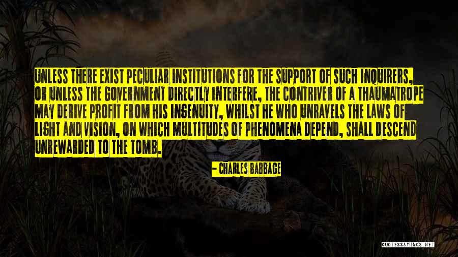 Contriver Quotes By Charles Babbage Contriver Quotes By Charles Babbage