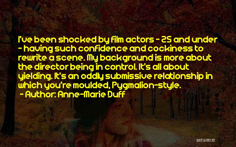 Control In A Relationship Quotes By Anne-Marie Duff