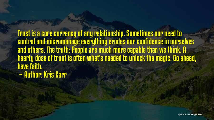 Control In A Relationship Quotes By Kris Carr