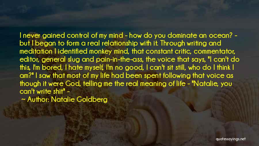 Control In A Relationship Quotes By Natalie Goldberg