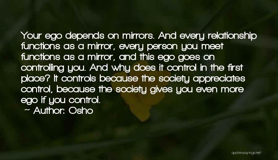 Control In A Relationship Quotes By Osho
