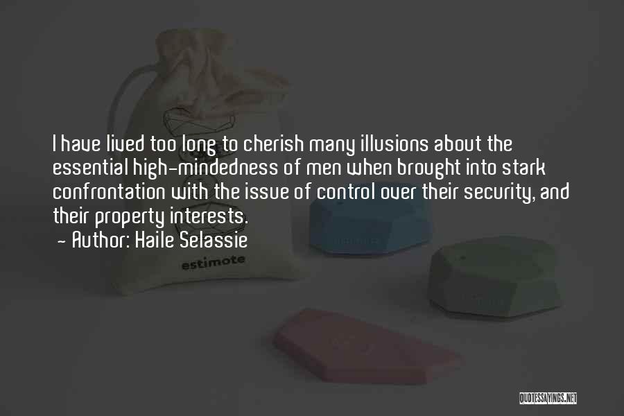 Control Issue Quotes By Haile Selassie