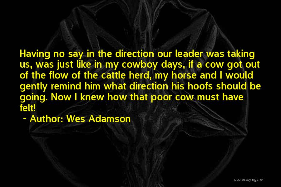 Control Issues Quotes By Wes Adamson