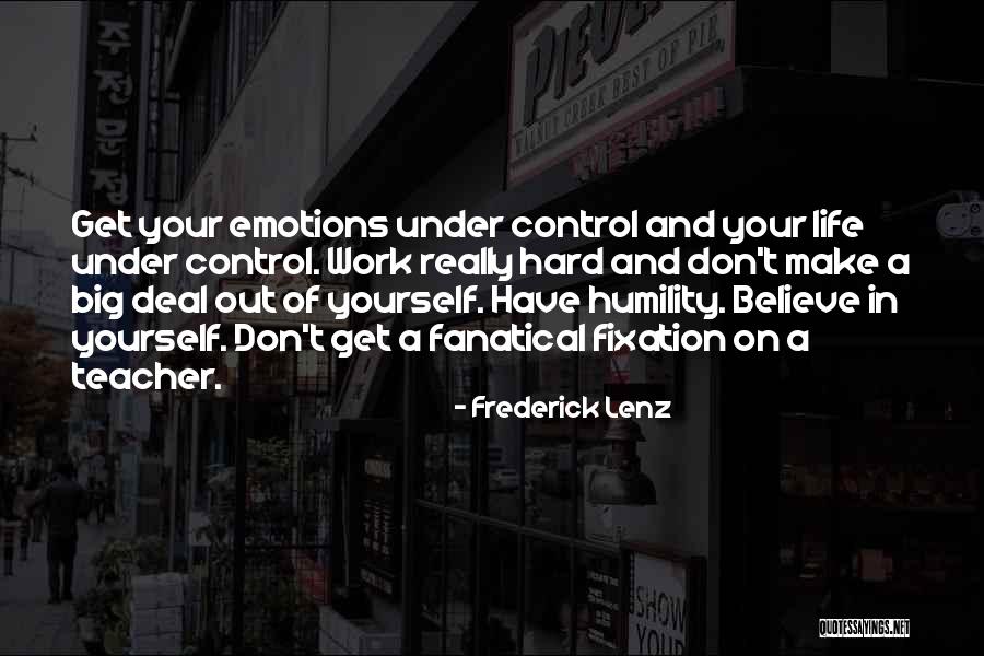 Control On Emotions Quotes By Frederick Lenz Control On Emotions Quotes By Frederick Lenz