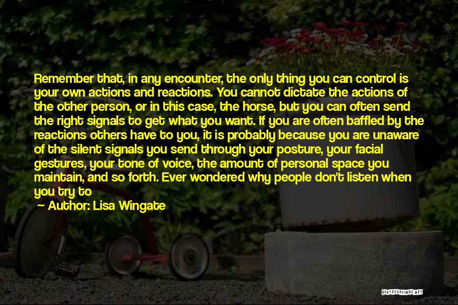 Control Only What You Can Quotes By Lisa Wingate