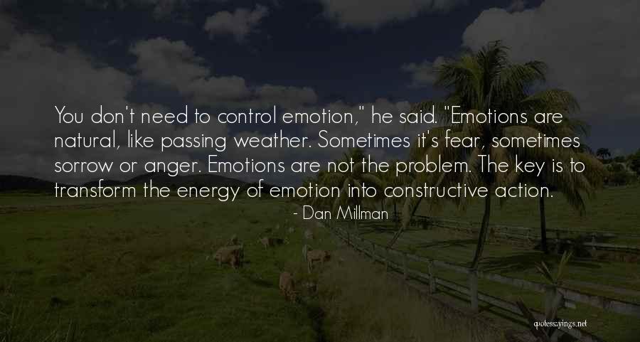 Control Over Anger Quotes By Dan Millman