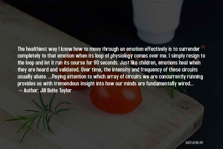 Control Over Emotions Quotes By Jill Bolte Taylor