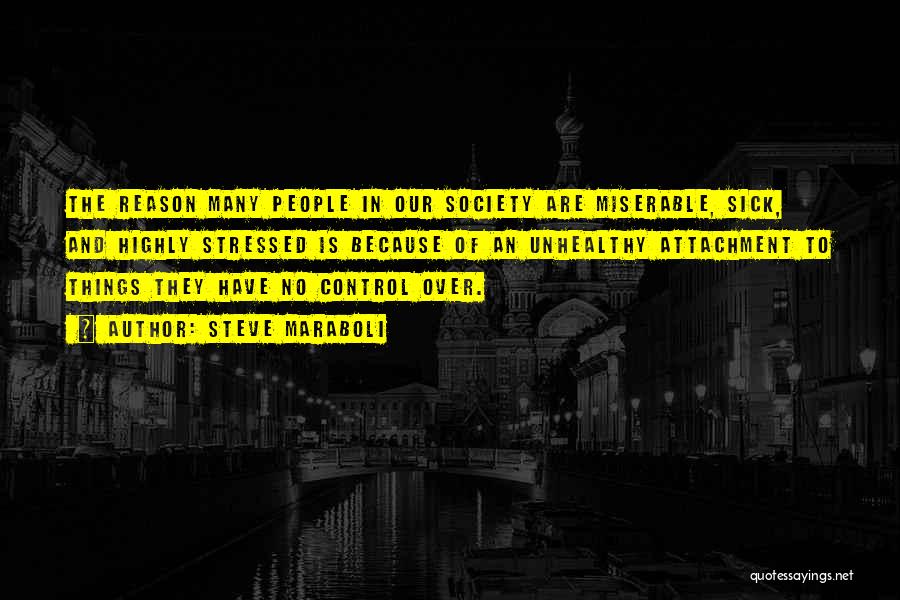 Control Over Society Quotes By Steve Maraboli