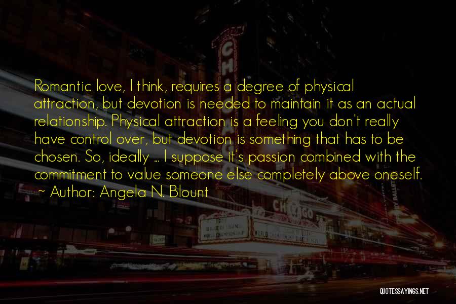 Control Over You Quotes By Angela N. Blount