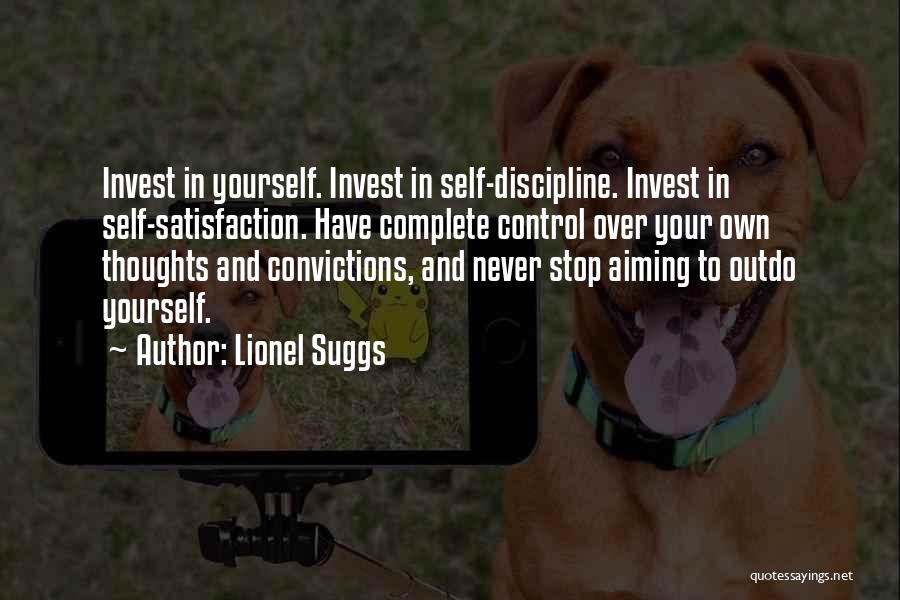 Control Over Yourself Quotes By Lionel Suggs