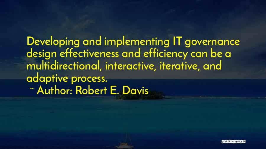 Control Systems Quotes By Robert E. Davis