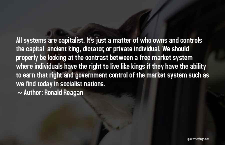 Control Systems Quotes By Ronald Reagan