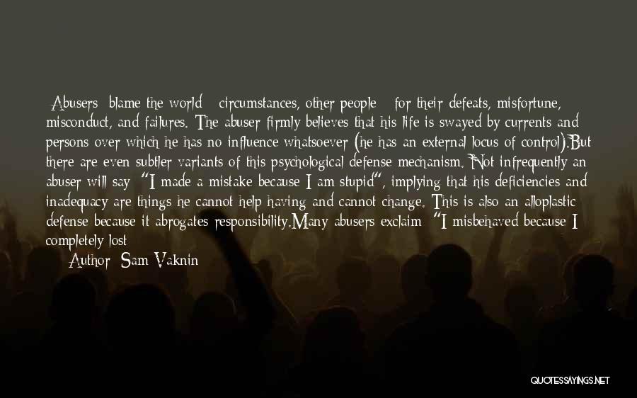 Control Temper Quotes By Sam Vaknin