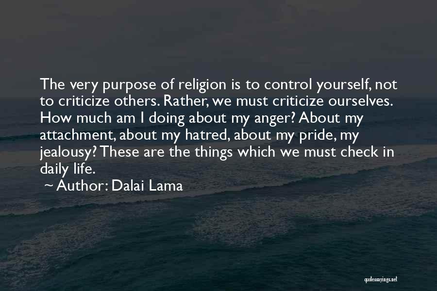 Control The Anger Quotes By Dalai Lama