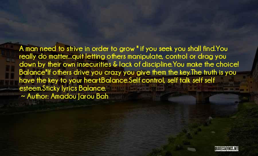 Control The Crazy Quotes By Amadou Jarou Bah