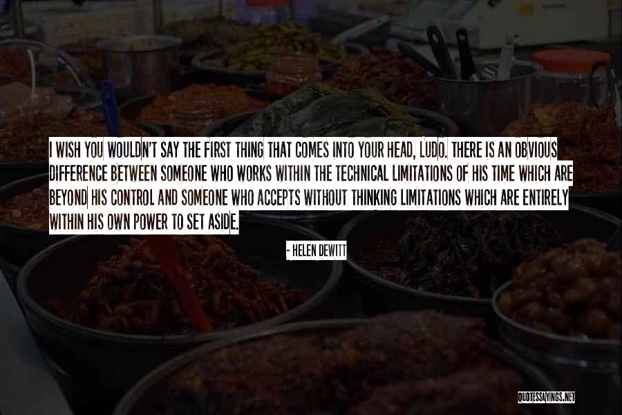 Control The Quotes By Helen DeWitt Control The Quotes By Helen DeWitt