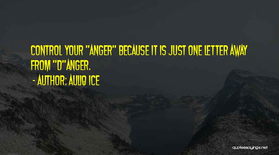 Control Your Anger Quotes By Auliq Ice