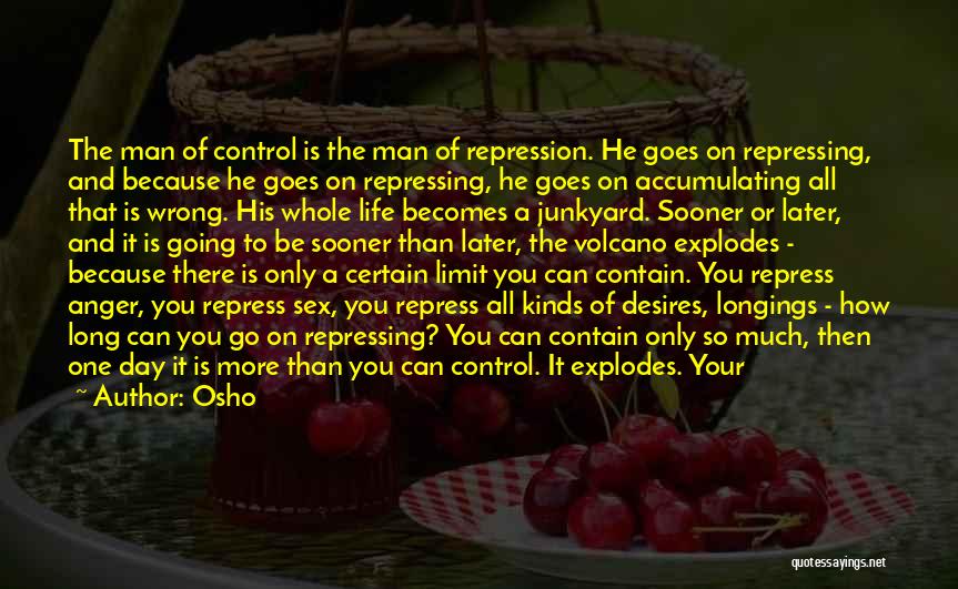 Control Your Anger Quotes By Osho