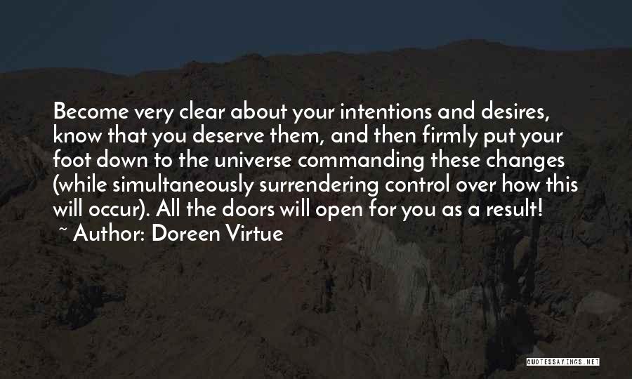 Control Your Desires Quotes By Doreen Virtue