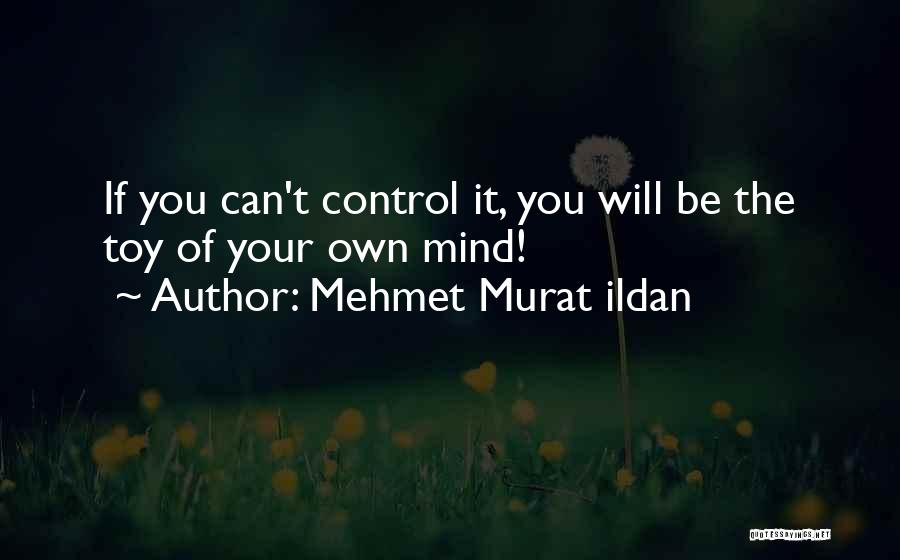 Control Your Mind Quotes By Mehmet Murat Ildan