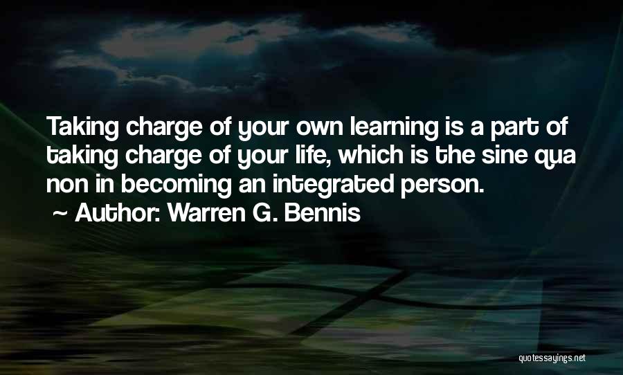 Control Your Own Life Quotes By Warren G. Bennis