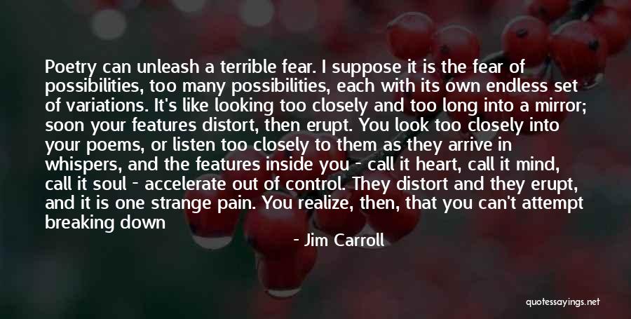 Control Your Own Mind Quotes By Jim Carroll