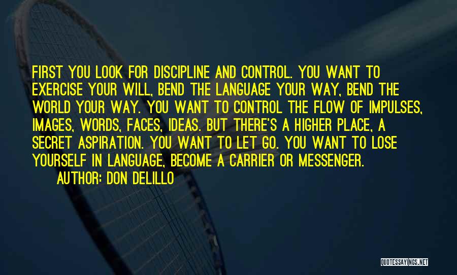 Control Your Words Quotes By Don DeLillo