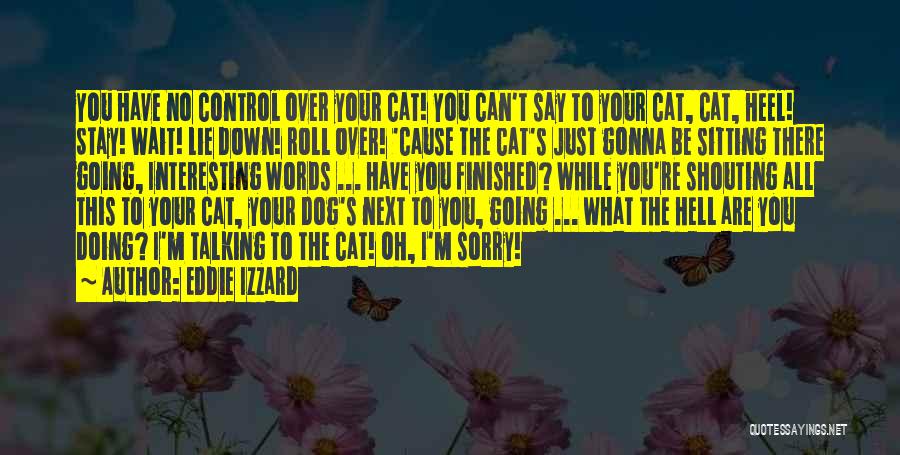 Control Your Words Quotes By Eddie Izzard