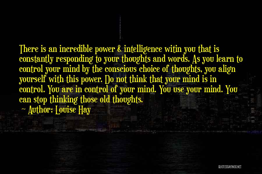 Control Your Words Quotes By Louise Hay