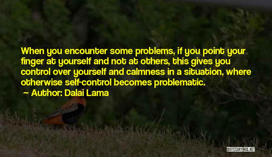 Control Yourself Quotes By Dalai Lama