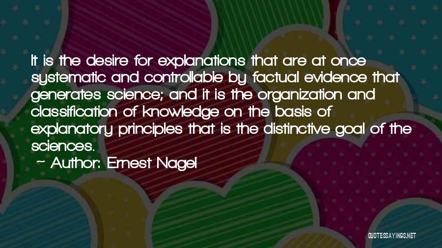 Controllable Quotes By Ernest Nagel