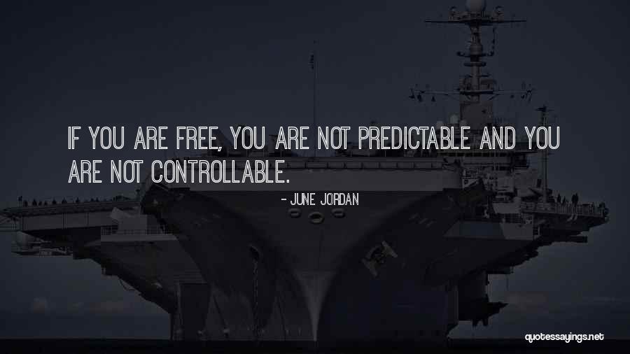 Controllable Quotes By June Jordan